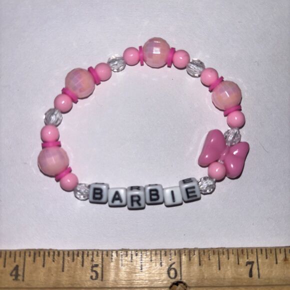 Multicolor “Barbie” Bracelet Adult Humor Beaded Handmade Naughty Accessories - Picture 1 of 3